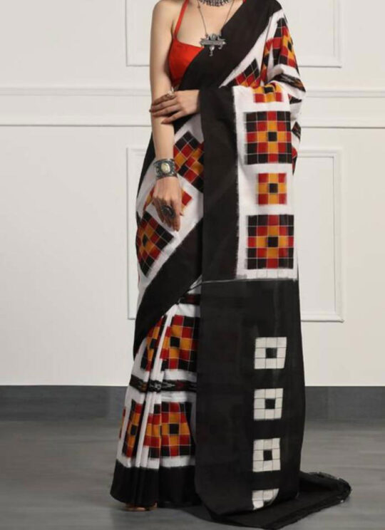pure pochampally double ikat telia rumal cotton sarees